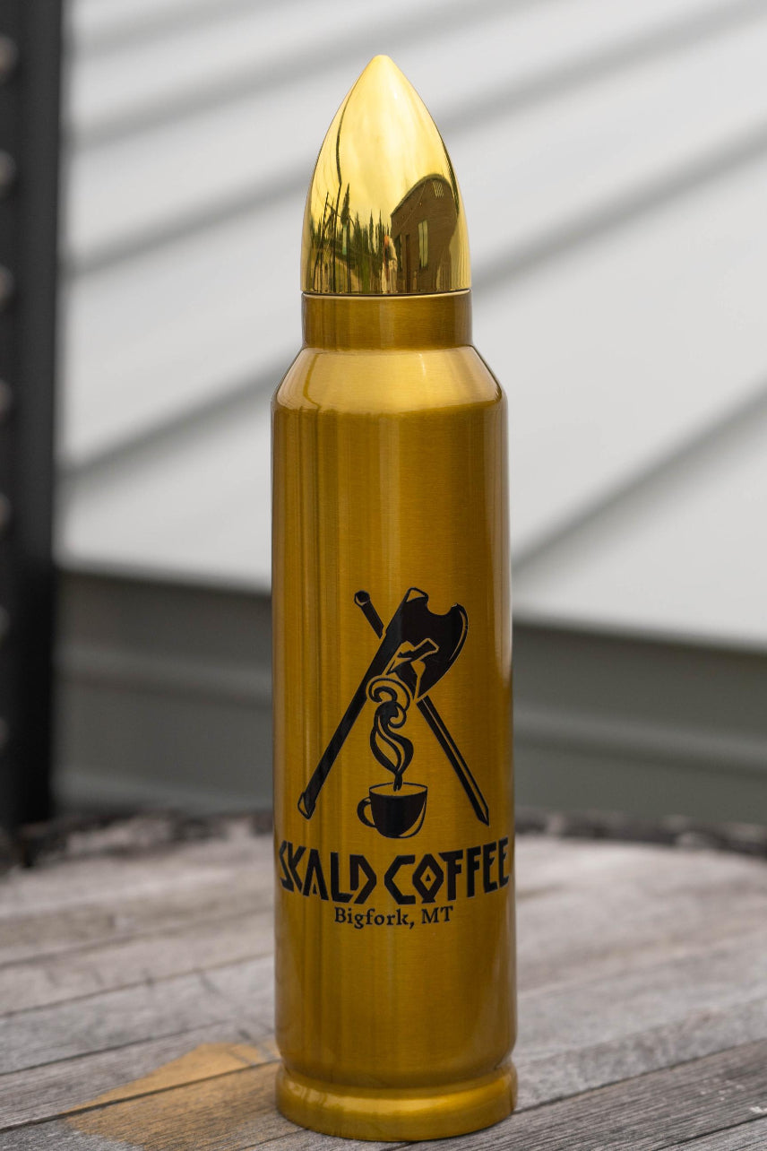 32oz Gold Skald Bullet Tumbler