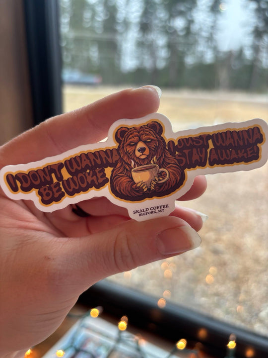 Grumpy Bear Sticker