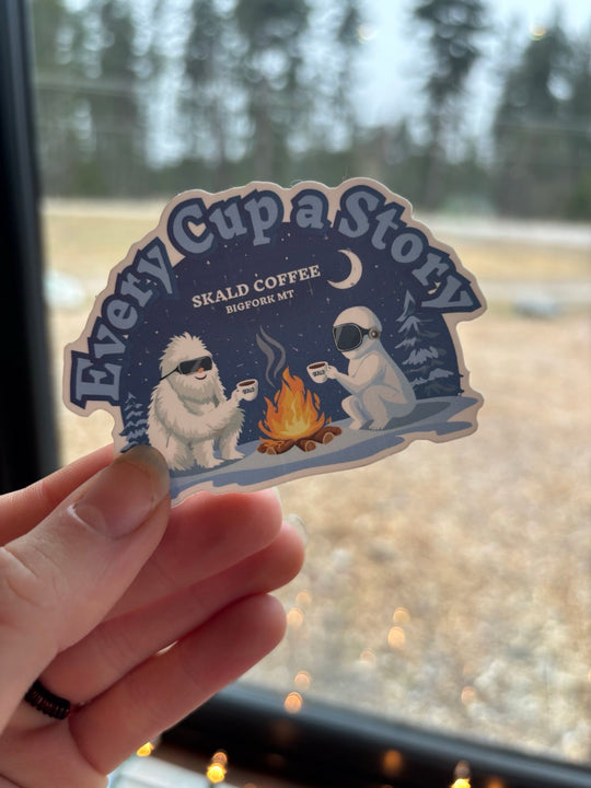 Abominable Snowman Sticker